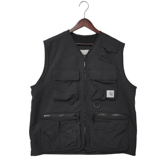 【中古品】【メンズ】 CARHARTT WIP カーハート ダブリューアイピー I026023 ELMWOOD VEST エルウッド ベスト 142-251125-cs-02-izu サイズ：L カラー：ブラック 万代Net店