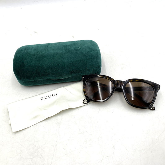 【中古品】【メンズ/レディース】 GUCCI グッチ GG0571S SUNGLASSES サングラス 183-251124-ya-24-izu サイズ：52口21-145 カラー：茶 万代Net店