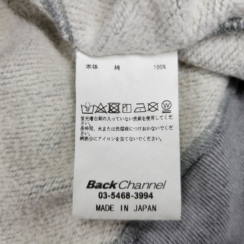 【中古品】【メンズ】 Back Channel バックチャンネル HOODED SWEATSHIRT フーデッド スウェットシャツ パーカー 長袖 トップス 142-251203-as-14-izu サイズ：L カラー：グレー 万代Net店