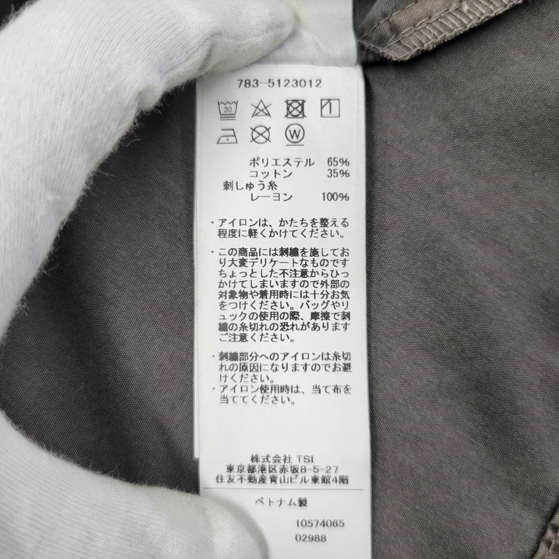 【中古品】【メンズ】 AVIREX アヴィレックス FADED WORK SHIRT 783-5123012 フェイド ワークシャツ 半袖 トップス 145-251203-as-06-izu サイズ：L カラー：ブラウン系 万代Net店