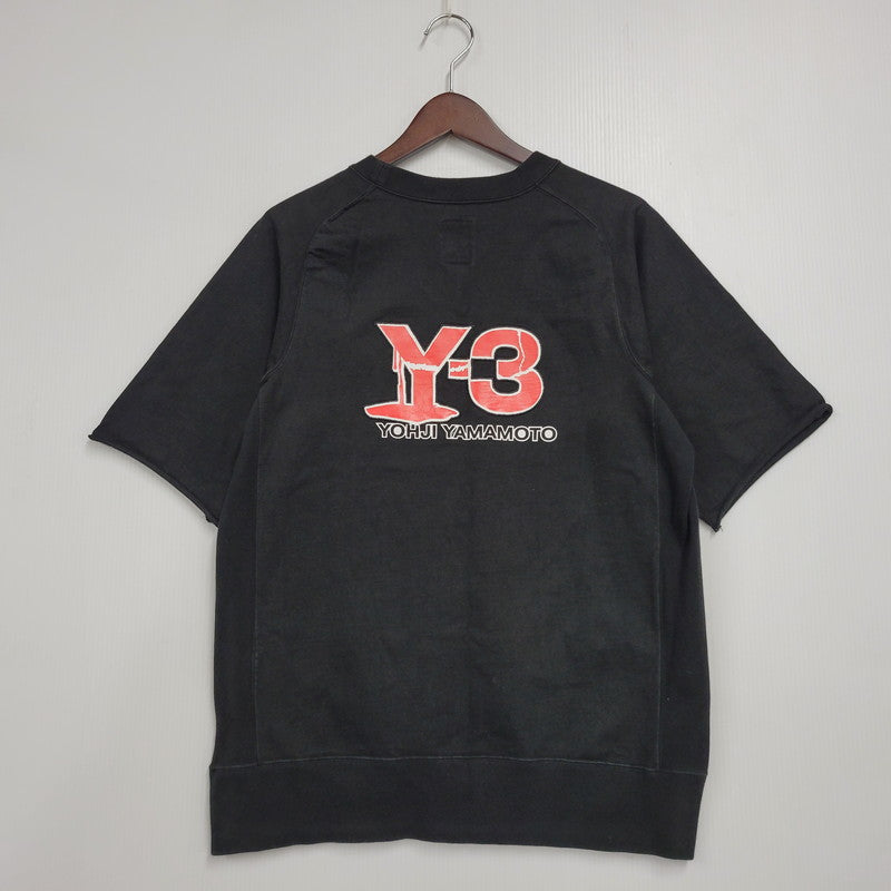 【中古品】【メンズ】 Y-3 ワイスリー BACK LOGO SS SWEAT SHIRT バックロゴ ショートスリーブ スウェットシャツ 半袖 トップス 140-251207-as-21-izu サイズ：M カラー：ブラック 万代Net店