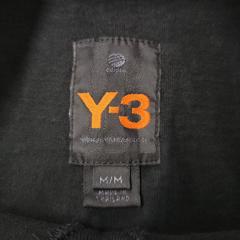 【中古品】【メンズ】 Y-3 ワイスリー BACK LOGO SS SWEAT SHIRT バックロゴ ショートスリーブ スウェットシャツ 半袖 トップス 140-251207-as-21-izu サイズ：M カラー：ブラック 万代Net店