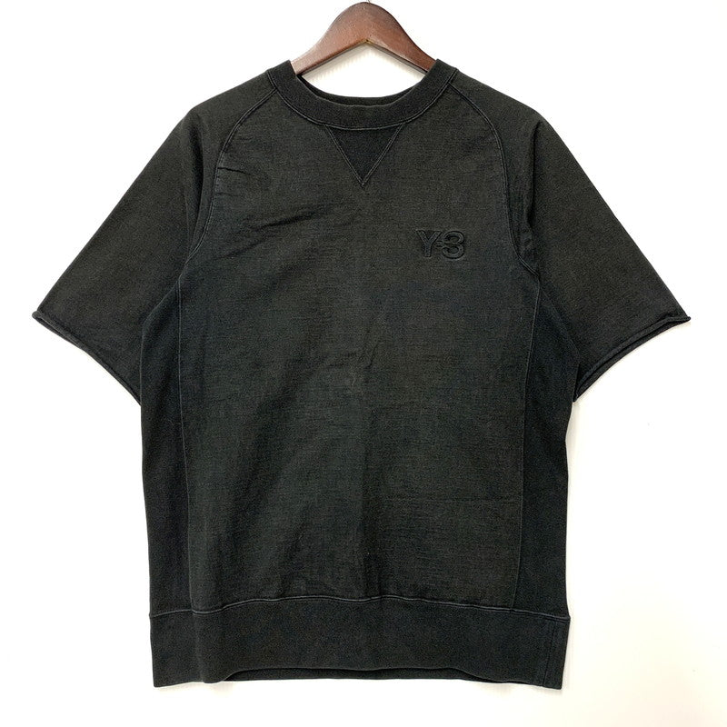 【中古品】【メンズ】 Y-3 ワイスリー BACK LOGO SS SWEAT SHIRT バックロゴ ショートスリーブ スウェットシャツ 半袖 トップス 140-251207-as-17-izu サイズ：M カラー：ブラック 万代Net店