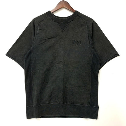 【中古品】【メンズ】 Y-3 ワイスリー BACK LOGO SS SWEAT SHIRT バックロゴ ショートスリーブ スウェットシャツ 半袖 トップス 140-251207-as-17-izu サイズ：M カラー：ブラック 万代Net店