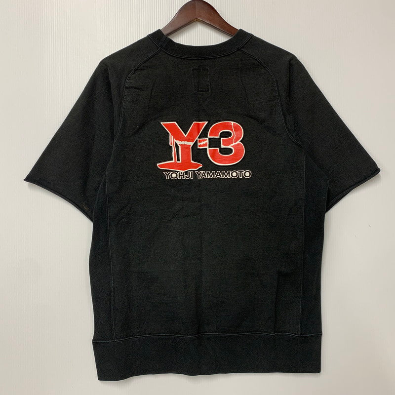 【中古品】【メンズ】 Y-3 ワイスリー BACK LOGO SS SWEAT SHIRT バックロゴ ショートスリーブ スウェットシャツ 半袖 トップス 140-251207-as-17-izu サイズ：M カラー：ブラック 万代Net店