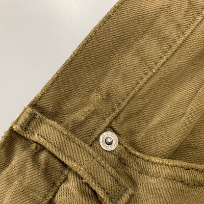 【現状渡し品】【メンズ】 Levi's リーバイス COLOR DENIM PANTS 501-0649 カラーデニムパンツ USA製 554刻印 ボトムス 157-251125-as-12-izu サイズ：34×32 カラー：オリーブ 万代Net店