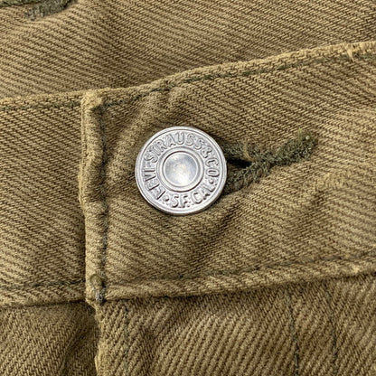 【現状渡し品】【メンズ】 Levi's リーバイス COLOR DENIM PANTS 501-0649 カラーデニムパンツ USA製 554刻印 ボトムス 157-251125-as-12-izu サイズ：34×32 カラー：オリーブ 万代Net店