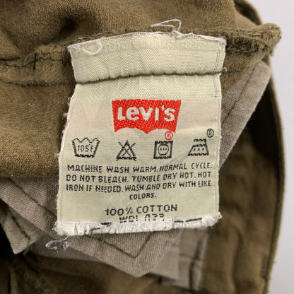 【現状渡し品】【メンズ】 Levi's リーバイス COLOR DENIM PANTS 501-0649 カラーデニムパンツ USA製 554刻印 ボトムス 157-251125-as-12-izu サイズ：34×32 カラー：オリーブ 万代Net店