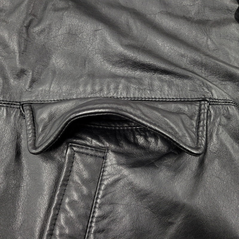 【中古品】【メンズ】 UNKNOWN DESTINATION アンノウン ディスティネーション EMBK-16 LEATHER COAT レザー コート アウター 146-251203-cs-10-izu サイズ：S カラー：ブラック 万代Net店
