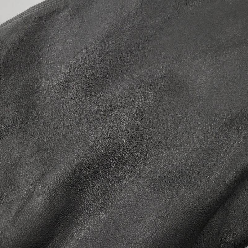 【中古品】【メンズ】 UNKNOWN DESTINATION アンノウン ディスティネーション EMBK-16 LEATHER COAT レザー コート アウター 146-251203-cs-10-izu サイズ：S カラー：ブラック 万代Net店
