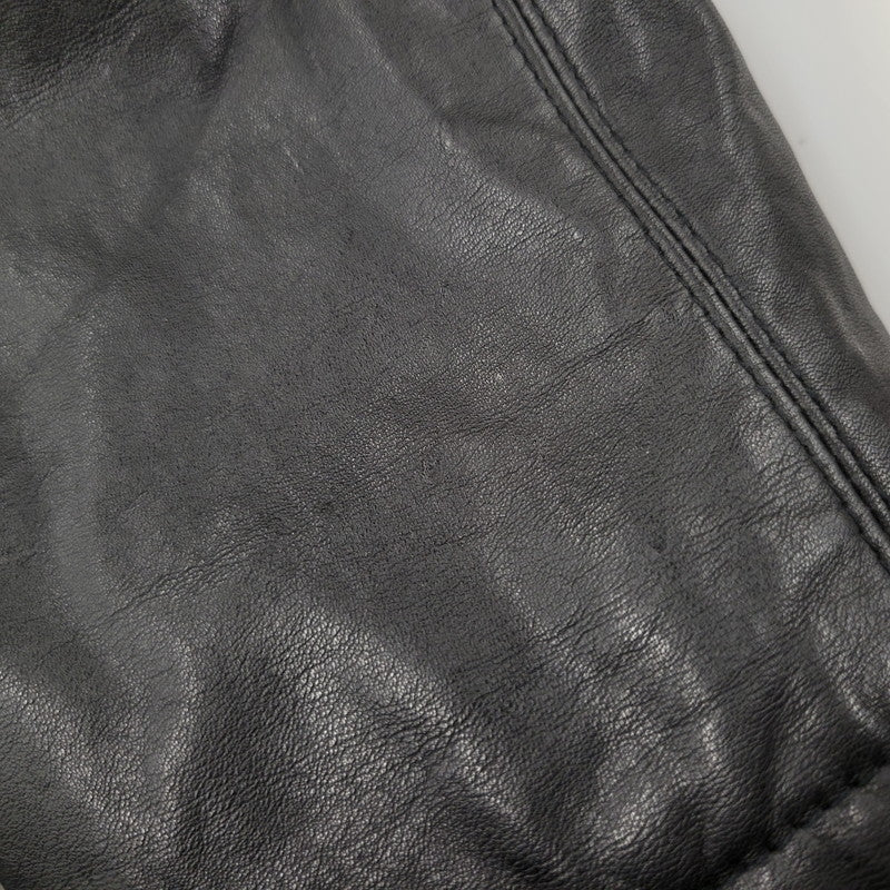 【中古品】【メンズ】 UNKNOWN DESTINATION アンノウン ディスティネーション EMBK-16 LEATHER COAT レザー コート アウター 146-251203-cs-10-izu サイズ：S カラー：ブラック 万代Net店