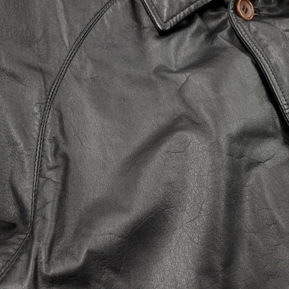 【中古品】【メンズ】 UNKNOWN DESTINATION アンノウン ディスティネーション EMBK-16 LEATHER COAT レザー コート アウター 146-251203-cs-10-izu サイズ：S カラー：ブラック 万代Net店