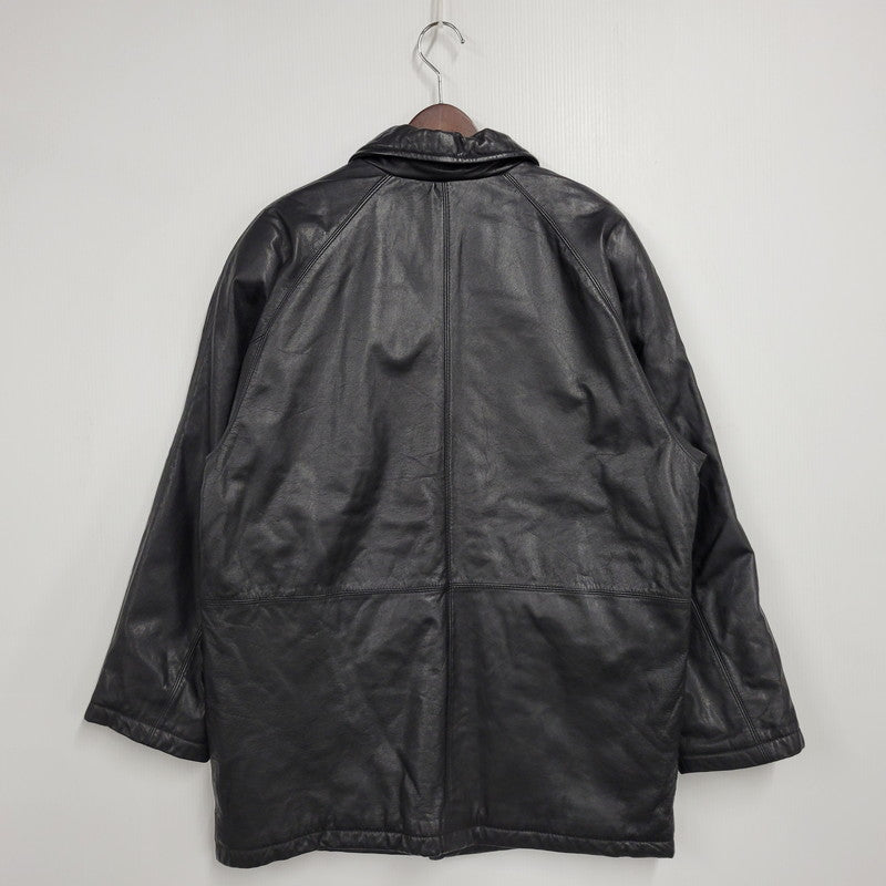 【中古品】【メンズ】 UNKNOWN DESTINATION アンノウン ディスティネーション EMBK-16 LEATHER COAT レザー コート アウター 146-251203-cs-10-izu サイズ：S カラー：ブラック 万代Net店