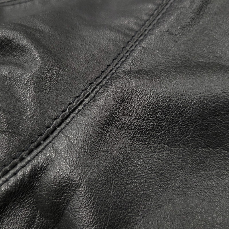 【中古品】【メンズ】 UNKNOWN DESTINATION アンノウン ディスティネーション EMBK-16 LEATHER COAT レザー コート アウター 146-251203-cs-10-izu サイズ：S カラー：ブラック 万代Net店