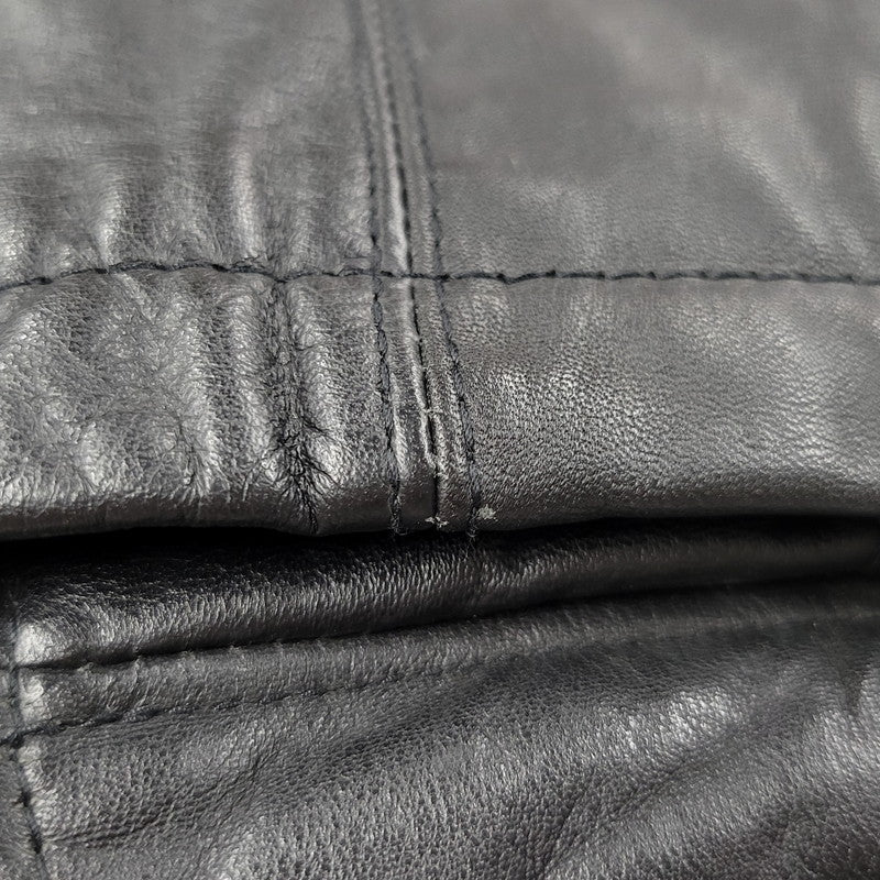 【中古品】【メンズ】 UNKNOWN DESTINATION アンノウン ディスティネーション EMBK-16 LEATHER COAT レザー コート アウター 146-251203-cs-10-izu サイズ：S カラー：ブラック 万代Net店