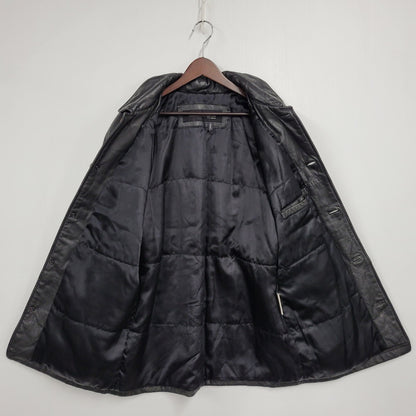 【中古品】【メンズ】 UNKNOWN DESTINATION アンノウン ディスティネーション EMBK-16 LEATHER COAT レザー コート アウター 146-251203-cs-10-izu サイズ：S カラー：ブラック 万代Net店