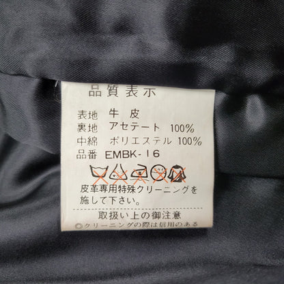 【中古品】【メンズ】 UNKNOWN DESTINATION アンノウン ディスティネーション EMBK-16 LEATHER COAT レザー コート アウター 146-251203-cs-10-izu サイズ：S カラー：ブラック 万代Net店
