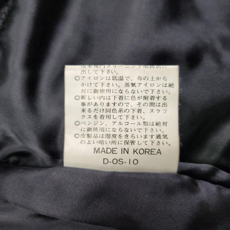 【中古品】【メンズ】 UNKNOWN DESTINATION アンノウン ディスティネーション EMBK-16 LEATHER COAT レザー コート アウター 146-251203-cs-10-izu サイズ：S カラー：ブラック 万代Net店