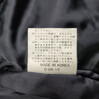 【中古品】【メンズ】 UNKNOWN DESTINATION アンノウン ディスティネーション EMBK-16 LEATHER COAT レザー コート アウター 146-251203-cs-10-izu サイズ：S カラー：ブラック 万代Net店