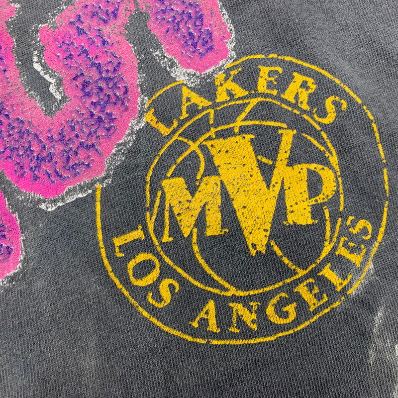 【現状渡し品】【メンズ】 USED LAKERS MAGIC SS TEE レイカーズ マジック ショートスリーブ Tシャツ 両シングル 半袖 トップス 146-251125-as-07-izu カラー：グレー 万代Net店