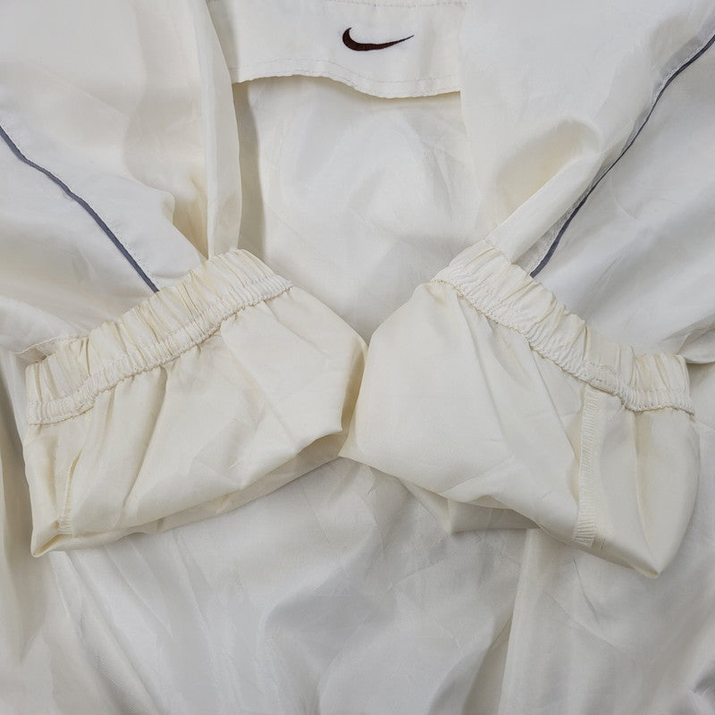 【中古品】【メンズ】 OLD NIKE オールド ナイキ 90-00S NYLON ANORAK HOODIE ナイロン アノラック フーディー アウター 146-251203-cs-06-izu サイズ：XL カラー：アイボリー 万代Net店