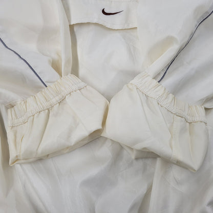 【中古品】【メンズ】 OLD NIKE オールド ナイキ 90-00S NYLON ANORAK HOODIE ナイロン アノラック フーディー アウター 146-251203-cs-06-izu サイズ：XL カラー：アイボリー 万代Net店