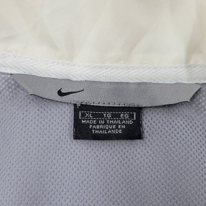 【中古品】【メンズ】 OLD NIKE オールド ナイキ 90-00S NYLON ANORAK HOODIE ナイロン アノラック フーディー アウター 146-251203-cs-06-izu サイズ：XL カラー：アイボリー 万代Net店