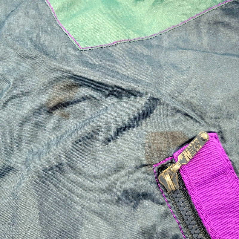 【現状渡し品】【メンズ】 OLD NIKE オールド ナイキ 銀タグ 90S NYLON JACKET ナイロン ジャケット アウター 146-251203-cs-05-izu サイズ：不明 カラー：マルチ 万代Net店