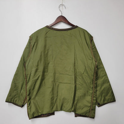 【中古品】【メンズ】 L.L.Bean エルエルビーン H147 USA製 80S CHECK LINER DUCK HUNTING JACKET チェック ライナー ダック ハンティング ジャケット アウター 146-251125-cs-10-izu サイズ：M カラー：グリーン 万代Net店
