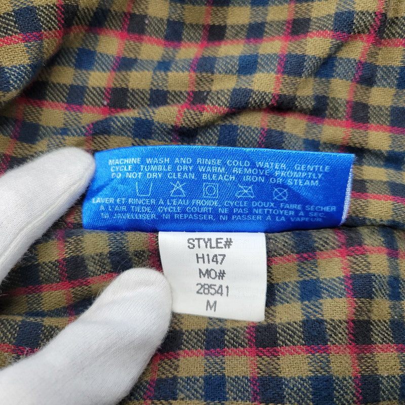 【中古品】【メンズ】 L.L.Bean エルエルビーン H147 USA製 80S CHECK LINER DUCK HUNTING JACKET チェック ライナー ダック ハンティング ジャケット アウター 146-251125-cs-10-izu サイズ：M カラー：グリーン 万代Net店