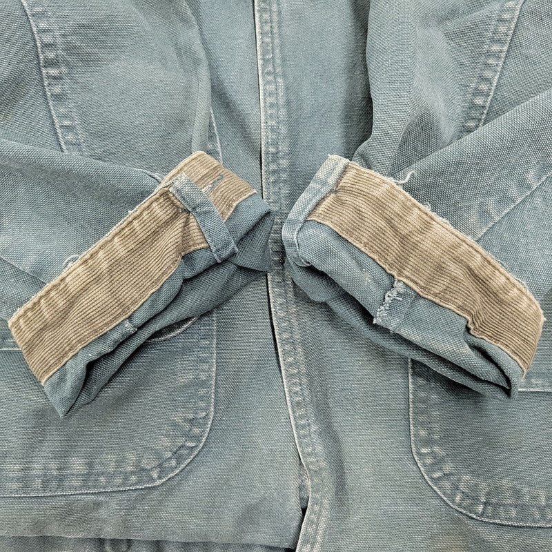 【中古品】【メンズ】 L.L.Bean エルエルビーン H147 USA製 80S CHECK LINER DUCK HUNTING JACKET チェック ライナー ダック ハンティング ジャケット アウター 146-251125-cs-10-izu サイズ：M カラー：グリーン 万代Net店