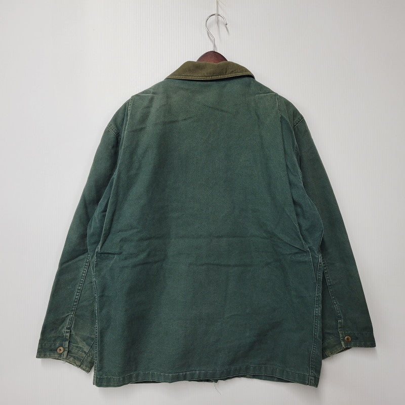 【中古品】【メンズ】 L.L.Bean エルエルビーン H147 USA製 80S CHECK LINER DUCK HUNTING JACKET チェック ライナー ダック ハンティング ジャケット アウター 146-251125-cs-10-izu サイズ：M カラー：グリーン 万代Net店