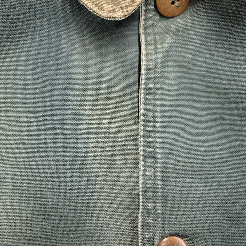 【中古品】【メンズ】 L.L.Bean エルエルビーン H147 USA製 80S CHECK LINER DUCK HUNTING JACKET チェック ライナー ダック ハンティング ジャケット アウター 146-251125-cs-10-izu サイズ：M カラー：グリーン 万代Net店