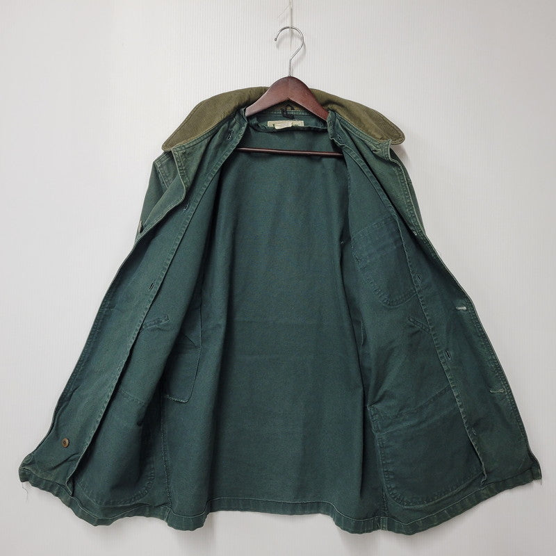 【中古品】【メンズ】 L.L.Bean エルエルビーン H147 USA製 80S CHECK LINER DUCK HUNTING JACKET チェック ライナー ダック ハンティング ジャケット アウター 146-251125-cs-10-izu サイズ：M カラー：グリーン 万代Net店