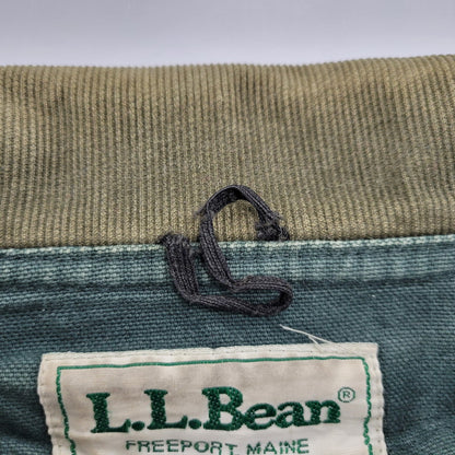 【中古品】【メンズ】 L.L.Bean エルエルビーン H147 USA製 80S CHECK LINER DUCK HUNTING JACKET チェック ライナー ダック ハンティング ジャケット アウター 146-251125-cs-10-izu サイズ：M カラー：グリーン 万代Net店