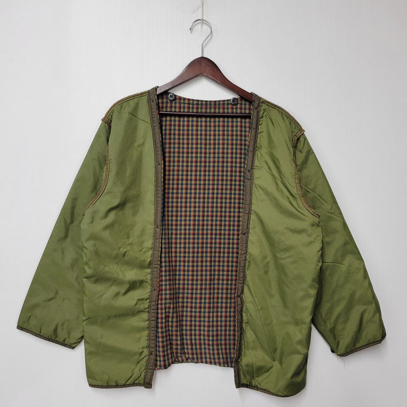 【中古品】【メンズ】 L.L.Bean エルエルビーン H147 USA製 80S CHECK LINER DUCK HUNTING JACKET チェック ライナー ダック ハンティング ジャケット アウター 146-251125-cs-10-izu サイズ：M カラー：グリーン 万代Net店