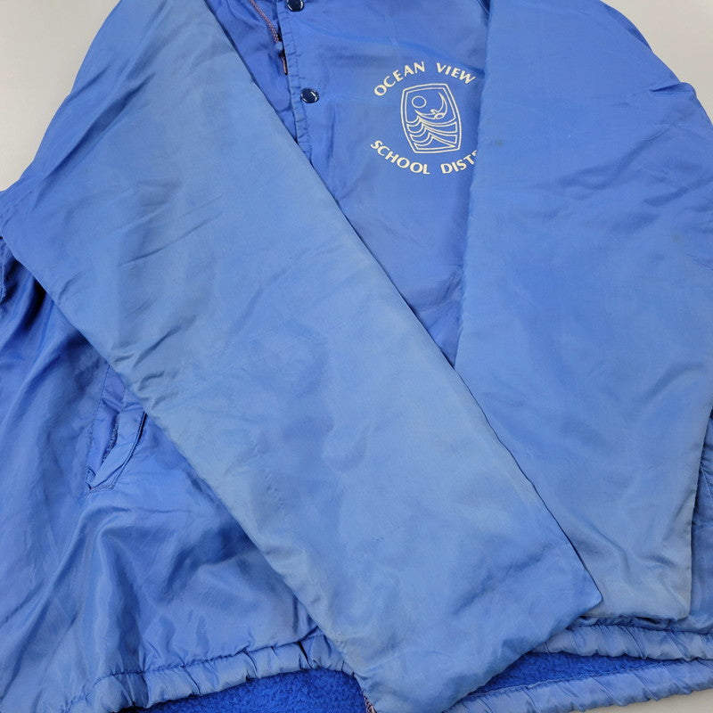 【現状渡し品】【メンズ】 Champion チャンピオン 三角ランタグ 70S BOA LINER COACH JACKET ボア ライナー コーチ ジャケット アウター 146-251203-cs-08-izu サイズ：XS カラー：ブルー 万代Net店