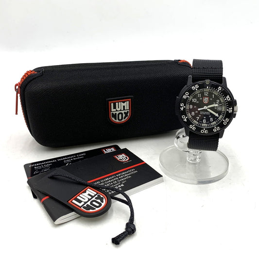 【中古品】【メンズ/レディース】 LUMINOX ルミノックス NAVY SEAL ネイビーシール 3000-3900 V3 クォーツ腕時計 197-251124-ya-26-izu カラー：ブラック 万代Net店