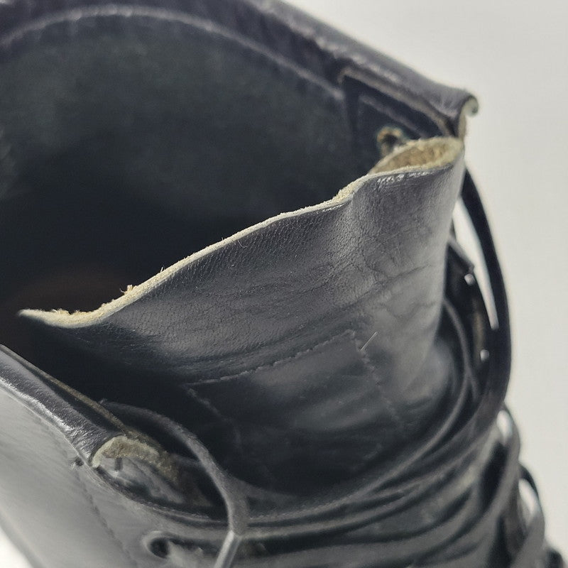 【中古品】【メンズ/レディース】 RED WING レッドウィング BLACKSMITH LACE UP BOOTS 9160 ブラックスミス レースアップブーツ USA製 シューズ 靴 164-251124-as-01-izu サイズ：26cm カラー：ブラック 万代Net店