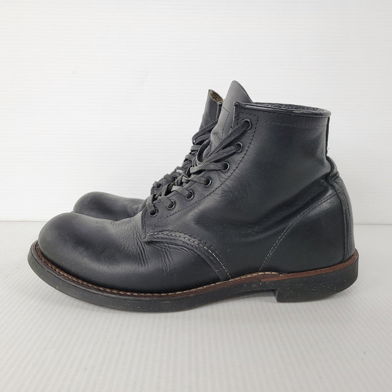 【中古品】【メンズ/レディース】 RED WING レッドウィング BLACKSMITH LACE UP BOOTS 9160 ブラックスミス レースアップブーツ USA製 シューズ 靴 164-251124-as-01-izu サイズ：26cm カラー：ブラック 万代Net店