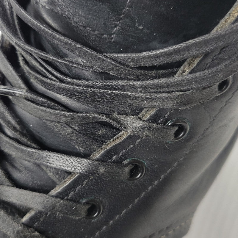 【中古品】【メンズ/レディース】 RED WING レッドウィング BLACKSMITH LACE UP BOOTS 9160 ブラックスミス レースアップブーツ USA製 シューズ 靴 164-251124-as-01-izu サイズ：26cm カラー：ブラック 万代Net店