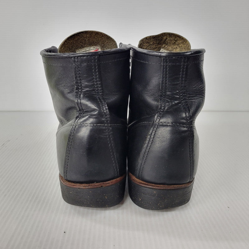 【中古品】【メンズ/レディース】 RED WING レッドウィング BLACKSMITH LACE UP BOOTS 9160 ブラックスミス レースアップブーツ USA製 シューズ 靴 164-251124-as-01-izu サイズ：26cm カラー：ブラック 万代Net店