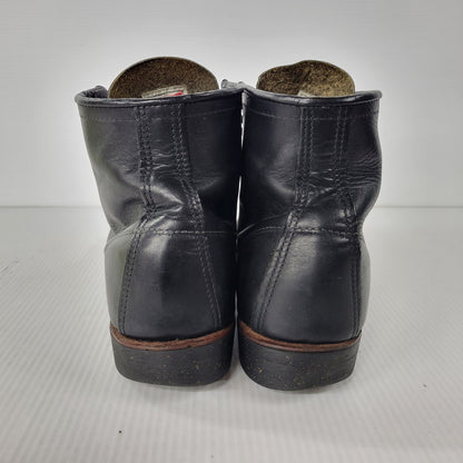 【中古品】【メンズ/レディース】 RED WING レッドウィング BLACKSMITH LACE UP BOOTS 9160 ブラックスミス レースアップブーツ USA製 シューズ 靴 164-251124-as-01-izu サイズ：26cm カラー：ブラック 万代Net店