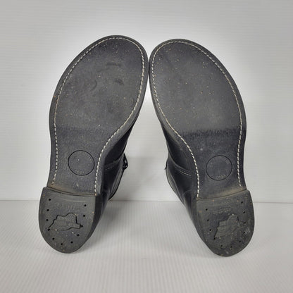 【中古品】【メンズ/レディース】 RED WING レッドウィング BLACKSMITH LACE UP BOOTS 9160 ブラックスミス レースアップブーツ USA製 シューズ 靴 164-251124-as-01-izu サイズ：26cm カラー：ブラック 万代Net店