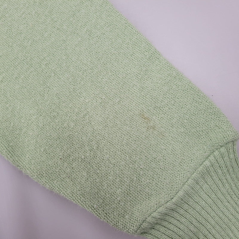 【中古品】【メンズ】 JC PENNEY黒タグ ジェイシーペニー 60S-70S KNIT CARDIGAN ニット カーディガン トップス 長袖 146-251125-cs-03-izu サイズ：M カラー：ライトグリーン 万代Net店