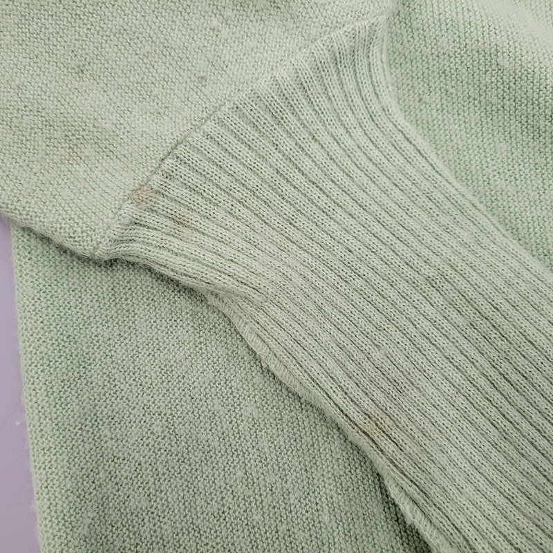 【中古品】【メンズ】 JC PENNEY黒タグ ジェイシーペニー 60S-70S KNIT CARDIGAN ニット カーディガン トップス 長袖 146-251125-cs-03-izu サイズ：M カラー：ライトグリーン 万代Net店