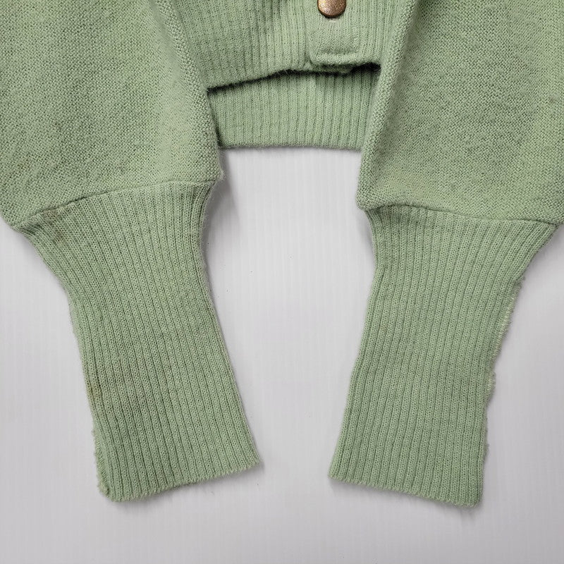 【中古品】【メンズ】 JC PENNEY黒タグ ジェイシーペニー 60S-70S KNIT CARDIGAN ニット カーディガン トップス 長袖 146-251125-cs-03-izu サイズ：M カラー：ライトグリーン 万代Net店