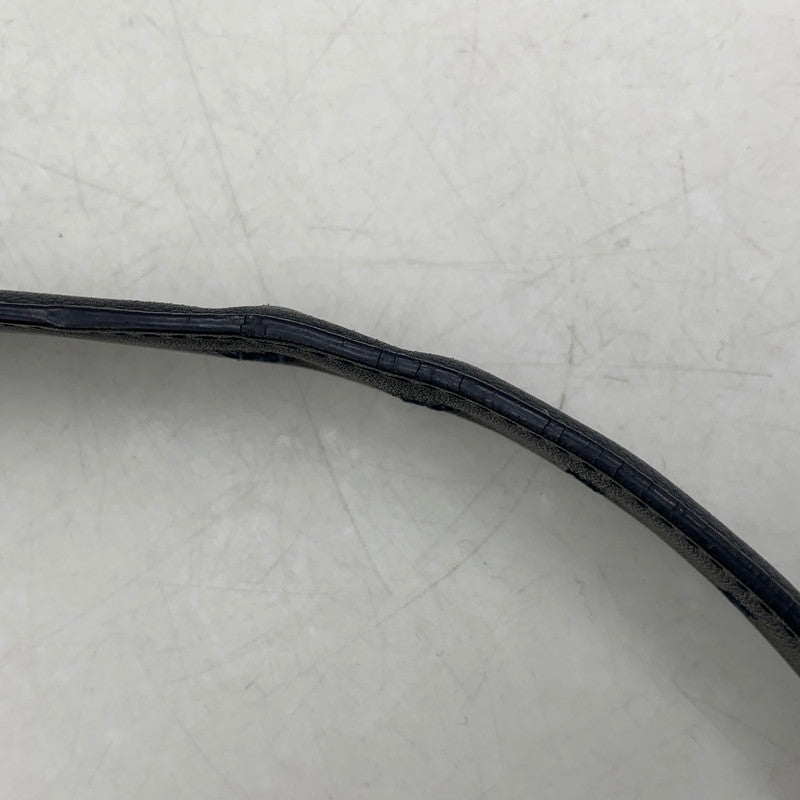 【中古品】【メンズ/レディース】 BVLGARI ブルガリ LEATHER BELT レザーベルト 小物 183-251125-as-33-izu サイズ：44/110 カラー：ネイビー 万代Net店