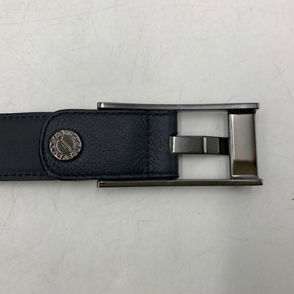 【中古品】【メンズ/レディース】 BVLGARI ブルガリ LEATHER BELT レザーベルト 小物 183-251125-as-33-izu サイズ：44/110 カラー：ネイビー 万代Net店