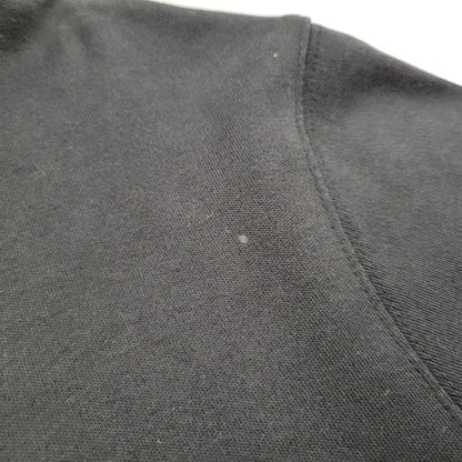 【中古品】【メンズ】 BURBERRY BRIT バーバリーブリット HALF ZIP SWEATSHIRT ハーフジップ スウェットシャツ 長袖 トップス 141-251203-as-09-izu サイズ：L カラー：ブラック 万代Net店